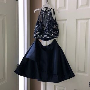 Navy Blue Homecoming Dress (B. Darling)